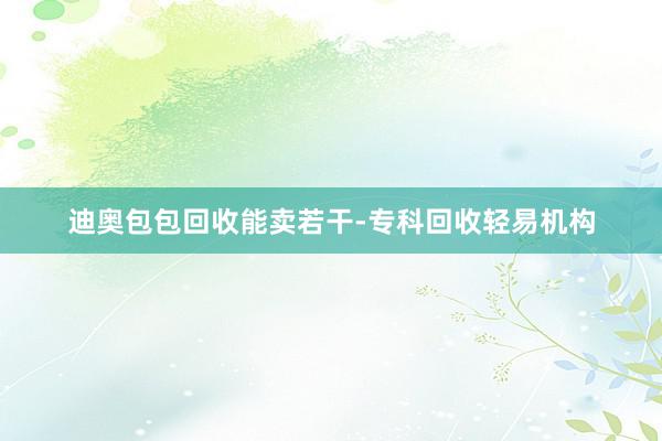 迪奥包包回收能卖若干-专科回收轻易机构