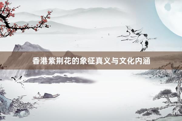 香港紫荆花的象征真义与文化内涵